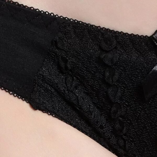 Pushup Floral Lace Bra Panty Set - Image 5