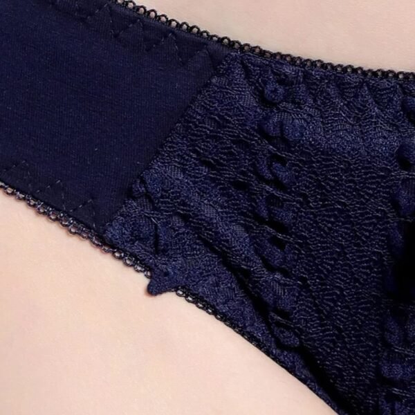 Pushup Floral Lace Bra Panty Set - Image 5