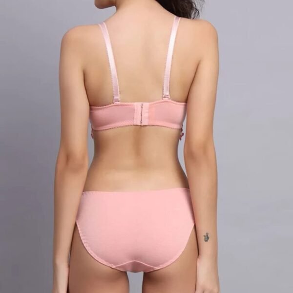 Pushup Floral Lace Bra Panty Set - Image 3