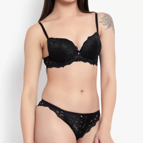 Premium Lace Embroidery & Breathable Fabric Bikini Set