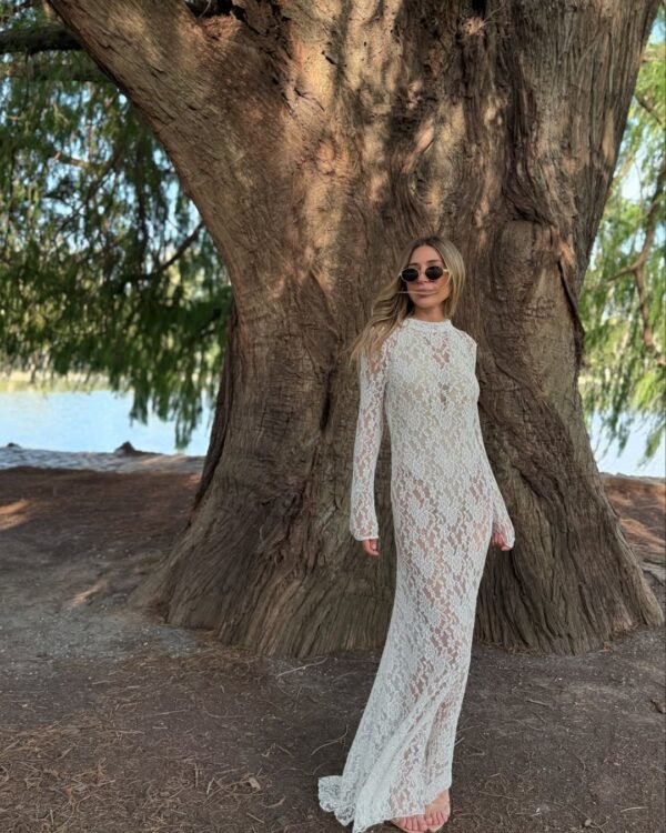 Long Lace Dress - Image 2