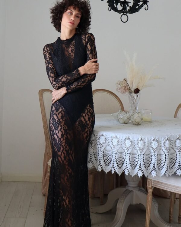 Long Lace Dress - Image 4